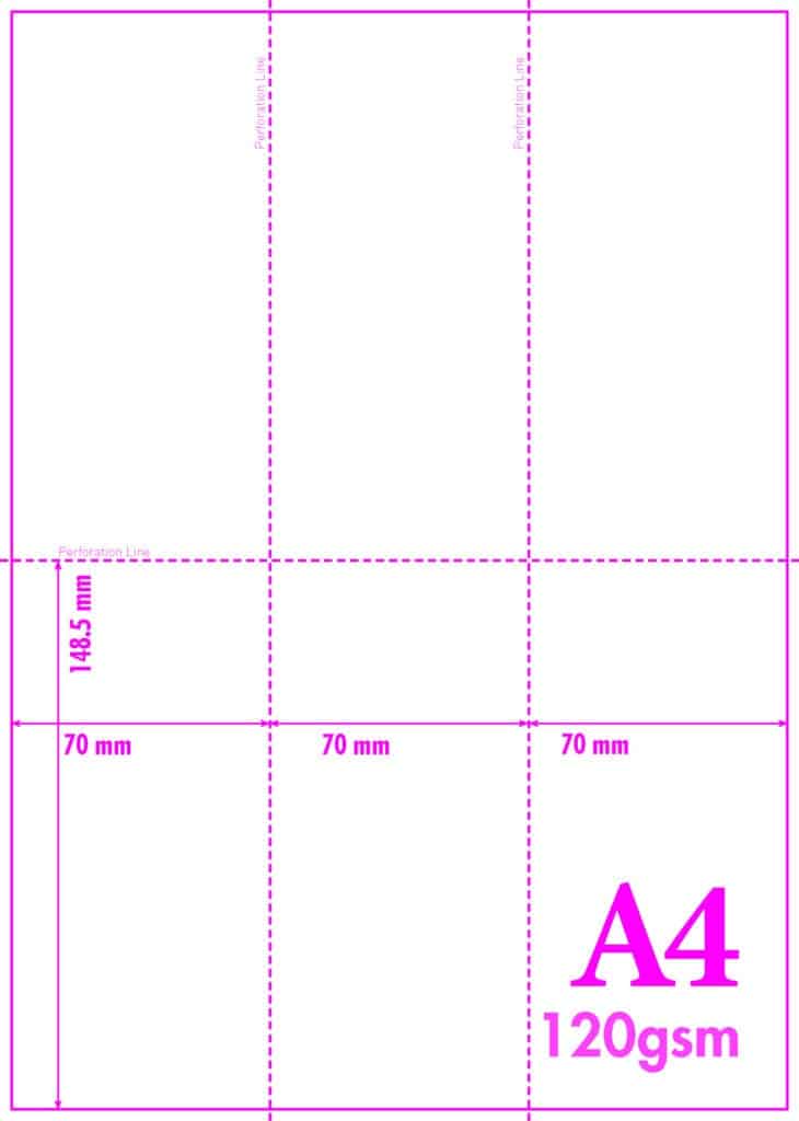 Micro perforated tickets
